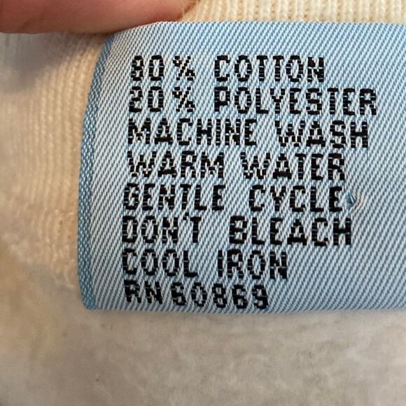 SUN TRIANGLE Niagra Falls Crew Neck Sweatshirt Women Size LARGE/ X-LARGE - Picture 6 of 8